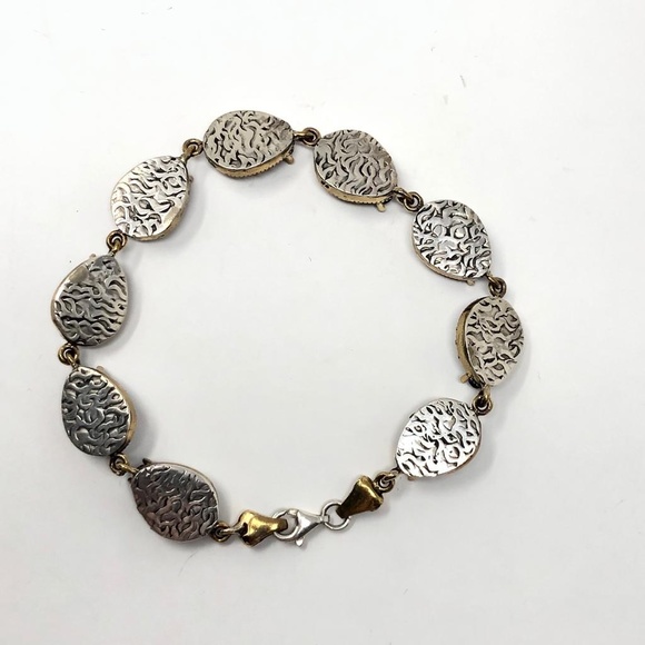925 Silver CZ Antiqued Women Bracelets - Picture 3 of 5